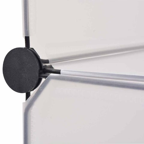 SZAFKA NA BUTY Z 12 PRZEGRODAMI BIAŁA