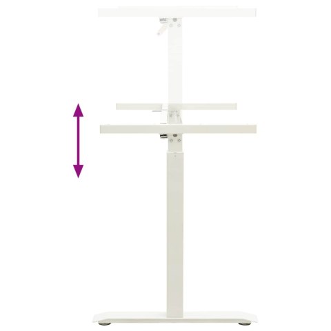 BIURKO DĄB LITY REGULOWANE 140CM STÓŁ DO PRACY NA STOJĄCO LOFT PREMIUM