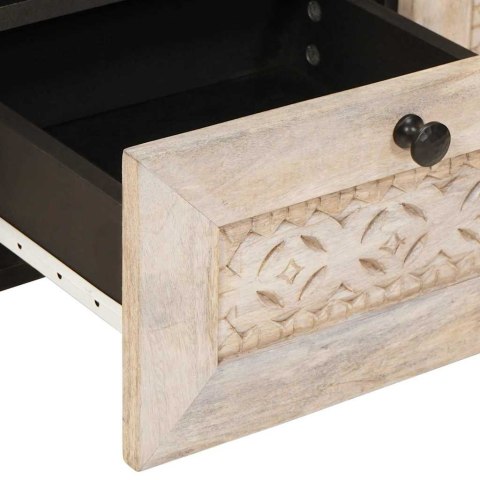 JEDNOSTKI TELEWIZYJNE Z SZUFLADĄ Z PÓŁKĄ BIAŁY 70X33X46CM