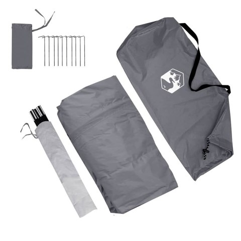 NAMIOT KEMPINGOWY SZARY I POMARAŃCZOWY 410X275X245CM