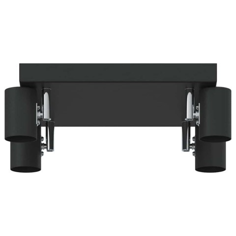 REFLEKTOR SUFITOWY CZARNY 26,5X26X11,5CM METAL