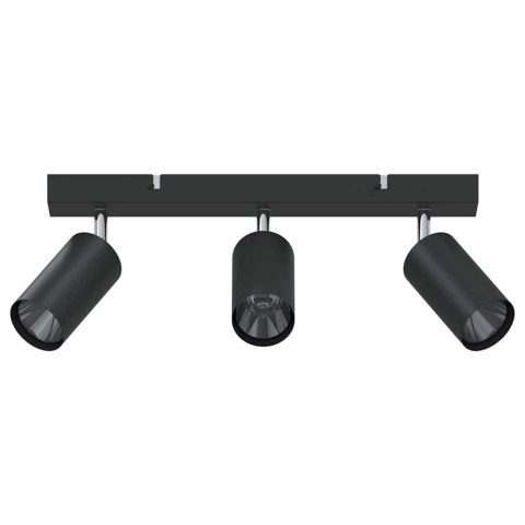 REFLEKTOR SUFITOWY CZARNY 38X5,5X16,5CM METAL