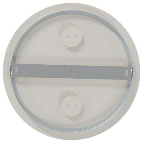 REFLEKTOR SUFITOWY NIKIEL 29X29X11CM STAL I SZKŁO