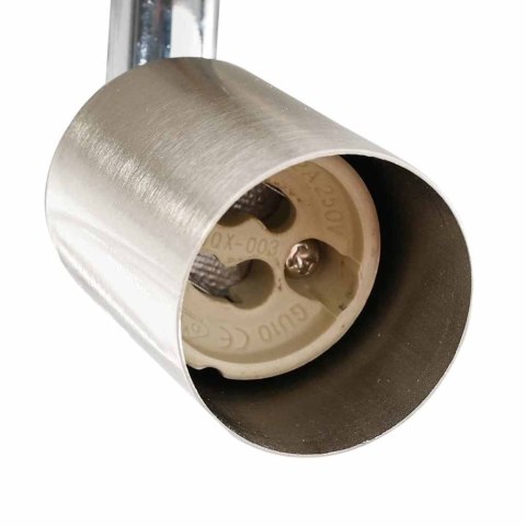 REFLEKTOR SUFITOWY Z REFLEKTORAMI NIKIEL 12X8CM STAL