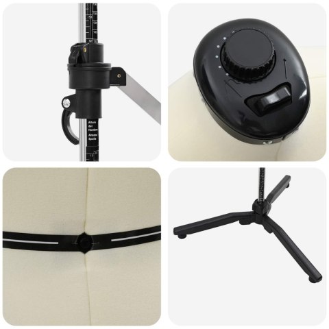 MANEKIN KRAWIECKI REGULOWANY KREMOWY L AKSAMIT