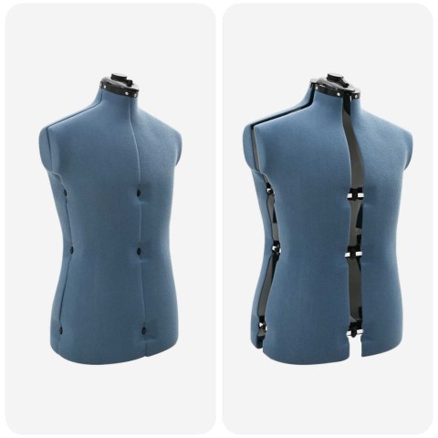 MANEKIN KRAWIECKI REGULOWANY NIEBIESKI 37.5-45.5 CALI