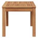 STÓŁ OGRODOWY NATURALNY 95X45X40CM LITE DREWNO TEKOWE
