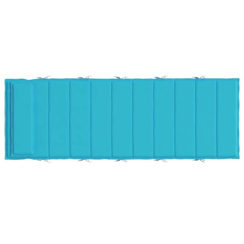 PODUSZKA NA LEŻAK SŁONECZNY TURKUSOWY 178X60X4CM