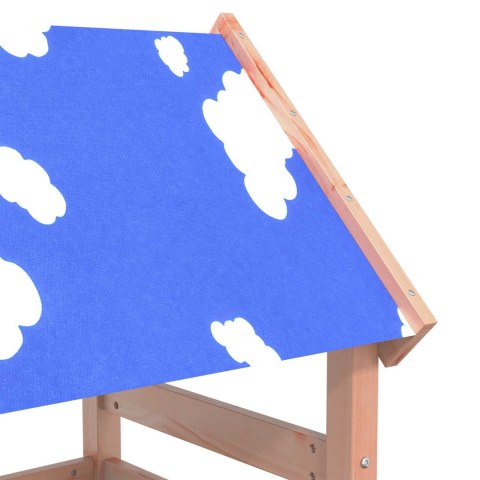 WIEŻA ZABAW BRĄZOWY 52,5X110,5X215CM DREWNO DOUGLAS LITE