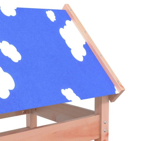 WIEŻA ZABAW BRĄZOWY 52,5X85X239CM DREWNO DOUGLAS LITE