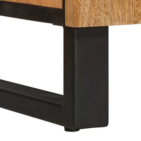 BUFET Z SZUFLADĄ BRĄZOWY 40X33,5X75CM DREWNO Z MANGO