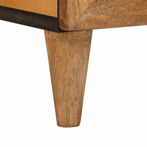 JEDNOSTKI TELEWIZYJNE Z PÓŁKĄ JASNY BRĄZ 105X33X46CM