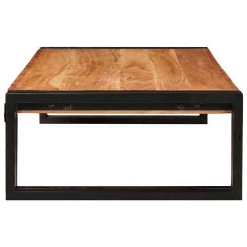 PÓŁKA ŁAZIENKOWA BRĄZOWY 100X50X23CM LITE DREWNO AKACJI