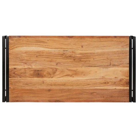 PÓŁKA ŁAZIENKOWA BRĄZOWY 100X50X23CM LITE DREWNO AKACJI