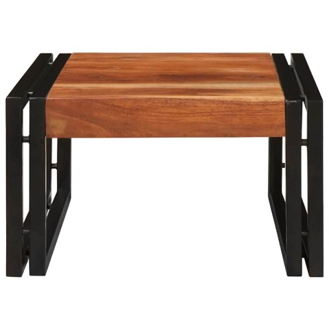 PÓŁKA ŁAZIENKOWA BRĄZOWY 40X50X23CM LITE DREWNO AKACJI