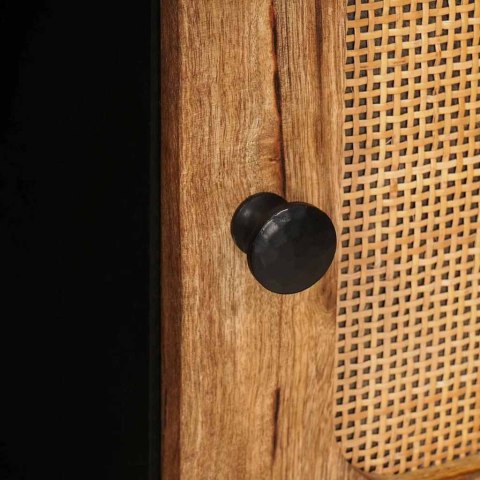 STOLIK KAWOWY DĄB RZEMIEŚLNICZY 100X54X40CM DREWNO Z MANGO