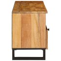 SZAFKA POD TELEWIZOR BRĄZOWY 100X33X46CM DREWNO Z MANGO