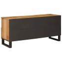 SZAFKA POD TELEWIZOR BRĄZOWY 100X33X46CM DREWNO Z MANGO