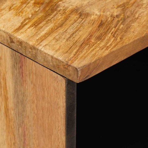 SZAFKA POD TELEWIZOR BRĄZOWY 100X33X46CM DREWNO Z MANGO