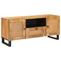 SZAFKA POD TELEWIZOR BRĄZOWY 105X33X46CM DREWNO Z MANGO