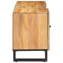 SZAFKA POD TELEWIZOR BRĄZOWY 105X33X46CM DREWNO Z MANGO