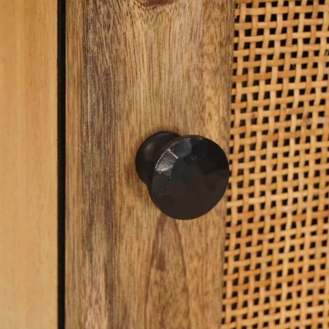 WISZĄCA SZAFKA ŁAZIENKOWA Z PÓŁKĄ BRĄZOWY 38X33X48CM