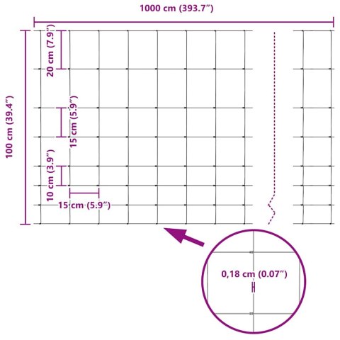 DZIKI PŁOT OCYNK NA GORĄCO 1000X100X0,18CM ŻELAZO