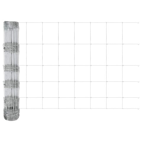 OGRODZENIE PASTWISKOWE SREBRNY 25X0,8M STAL GALWANIZOWANA