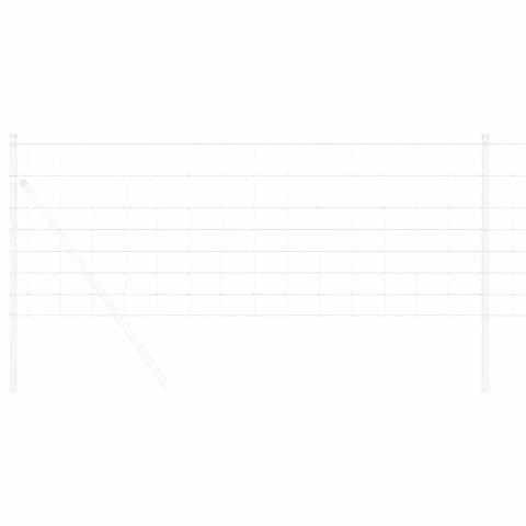 OGRODZENIE PASTWISKOWE SREBRNY 25X0,8M STAL GALWANIZOWANA