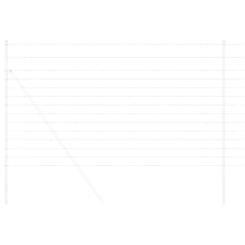 OGRODZENIE PASTWISKOWE SREBRNY 25X1,4M STAL GALWANIZOWANA