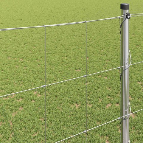 OGRODZENIE PASTWISKOWE SREBRNY 25X1,5M STAL GALWANIZOWANA