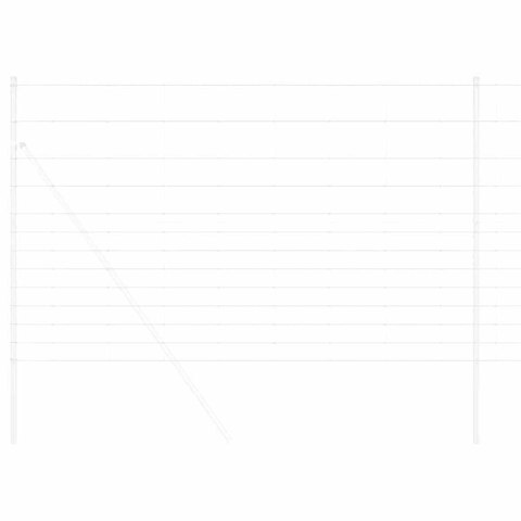 OGRODZENIE PASTWISKOWE SREBRNY 25X1,5M STAL GALWANIZOWANA