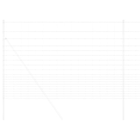 OGRODZENIE PASTWISKOWE SREBRNY 25X1,6M STAL GALWANIZOWANA