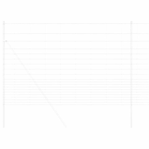 OGRODZENIE PASTWISKOWE SREBRNY 25X1,6M STAL GALWANIZOWANA