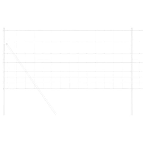 OGRODZENIE PASTWISKOWE SREBRNY 25X1M STAL GALWANIZOWANA