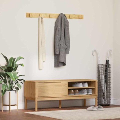 ŁAWKA DO KORYTARZA Z SZUFLADĄ WOSKOWY BRĄZ 115X40X45CM