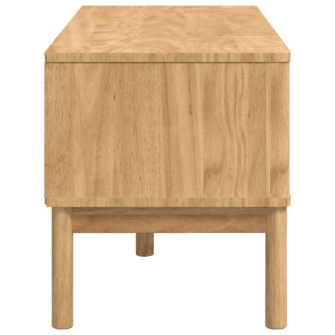 ŁAWKA DO KORYTARZA Z SZUFLADĄ WOSKOWY BRĄZ 115X40X45CM