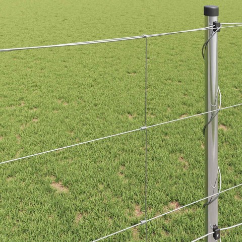 OGRODZENIE PASTWISKOWE SREBRNY 100X1M STAL GALWANIZOWANA