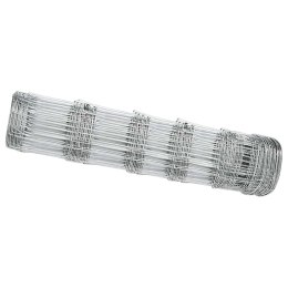 OGRODZENIE PASTWISKOWE SREBRNY 50X0,8M STAL GALWANIZOWANA