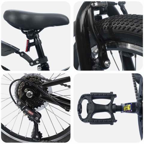 ROWER DZIECIĘCY 24 CALI 6-SPEED DLA DZIECI W WIEKU 8-12 LAT