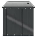 SKRZYNIA DO PRZECHOWYWANIA W OGRODZIE CZARNY 101X56,5X50CM