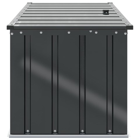 SKRZYNIA DO PRZECHOWYWANIA W OGRODZIE CZARNY 101X56,5X50CM