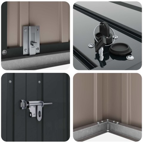 SKRZYNIA DO PRZECHOWYWANIA W OGRODZIE CZARNY