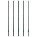 SŁUPEK OGRODZENIOWY. 5 SZT. ZIELONY 150CM STAL
