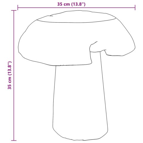 HALKA NATURALNY 35X35X35CM LITE DREWNO TEAKOWE