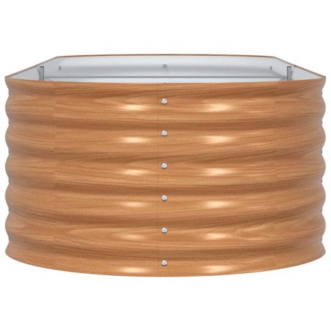 PODNIESIONY GRZĄDKA BRĄZOWY 240X80X44CM STAL