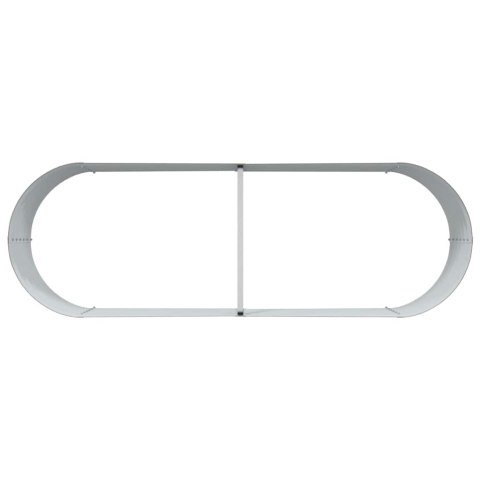 PODNIESIONY GRZĄDKA BRĄZOWY 240X80X44CM STAL