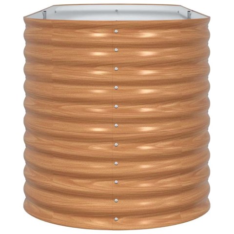 PODNIESIONY GRZĄDKA BRĄZOWY 240X80X81CM STAL