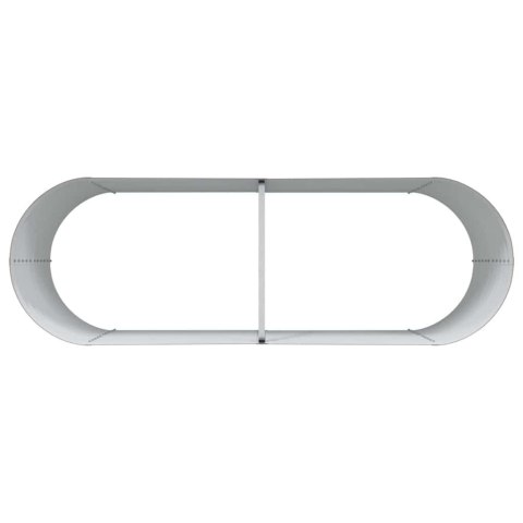 PODNIESIONY GRZĄDKA BRĄZOWY 240X80X81CM STAL