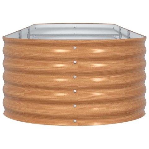 PODNIESIONY GRZĄDKA BRĄZOWY 320X80X44CM STAL